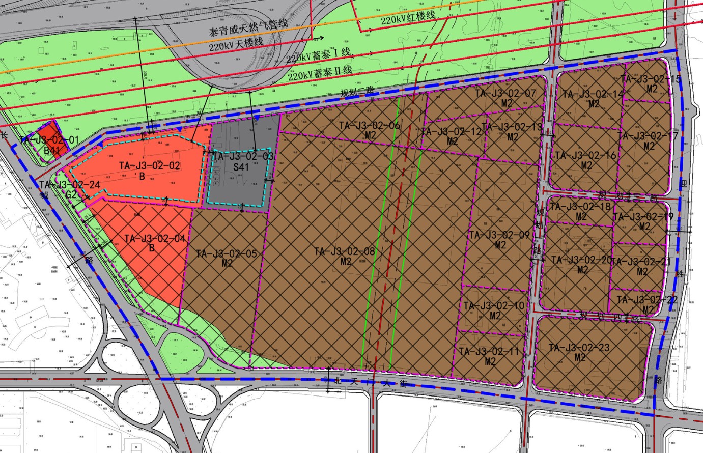 泰安市自然资源和规划局 规划公示 2021-0002 j3单元.