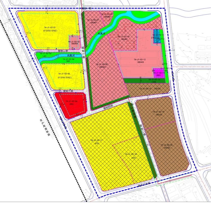 泰安市自然资源和规划局 规划公示 2021-0119 j1片区.